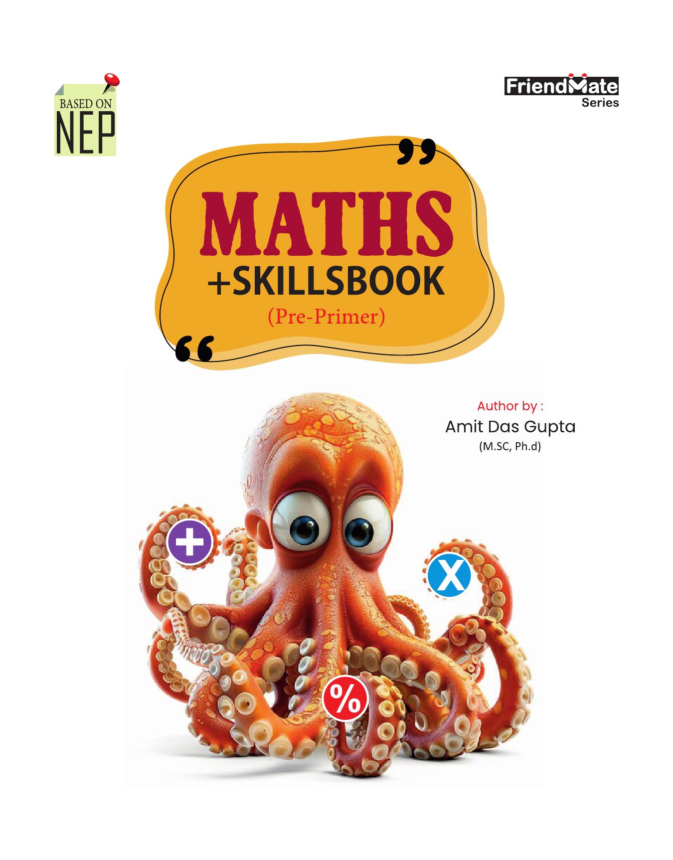 MATHS +SKILLSBOOK (Pre-Primer)