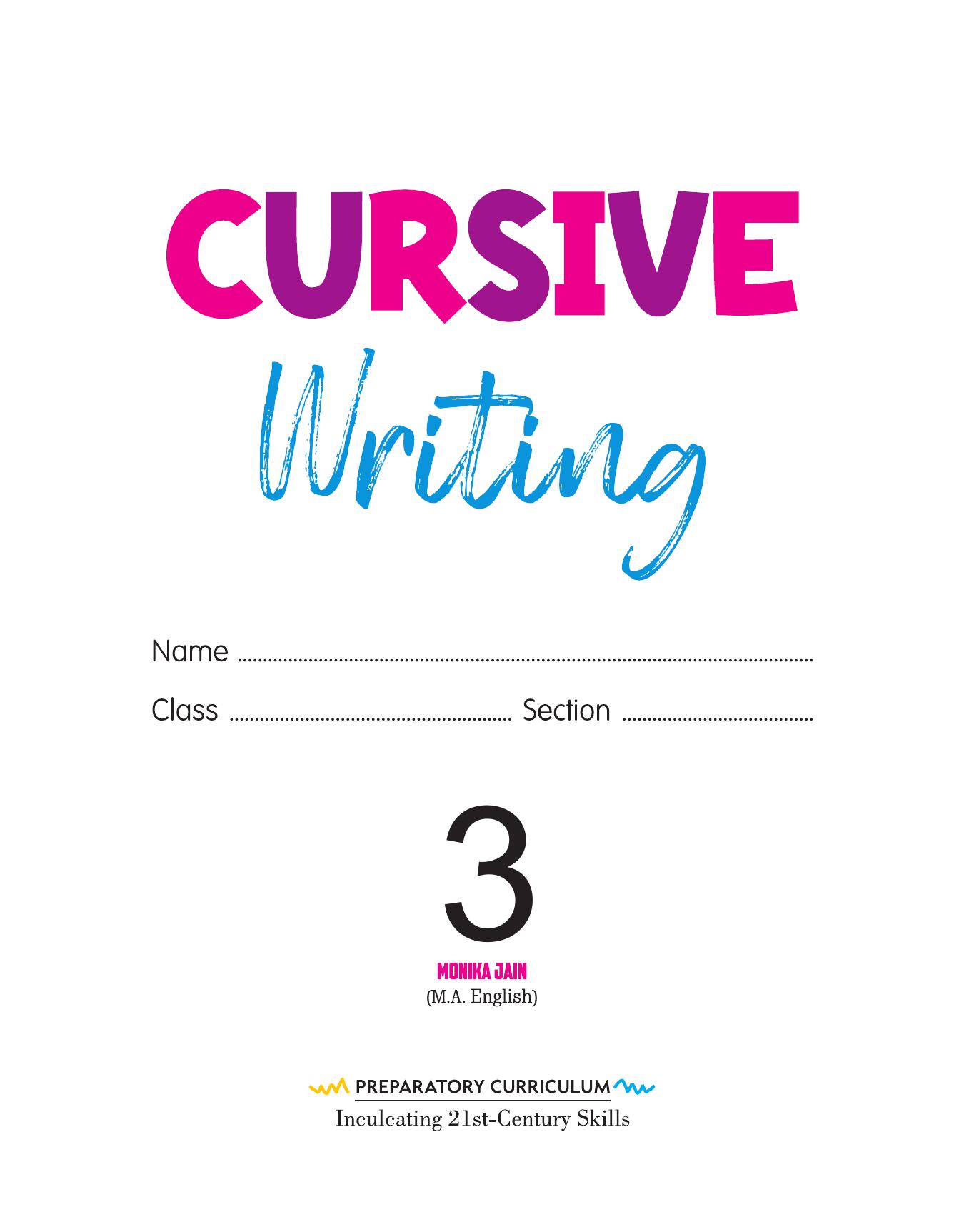 CURSIVE WRITING