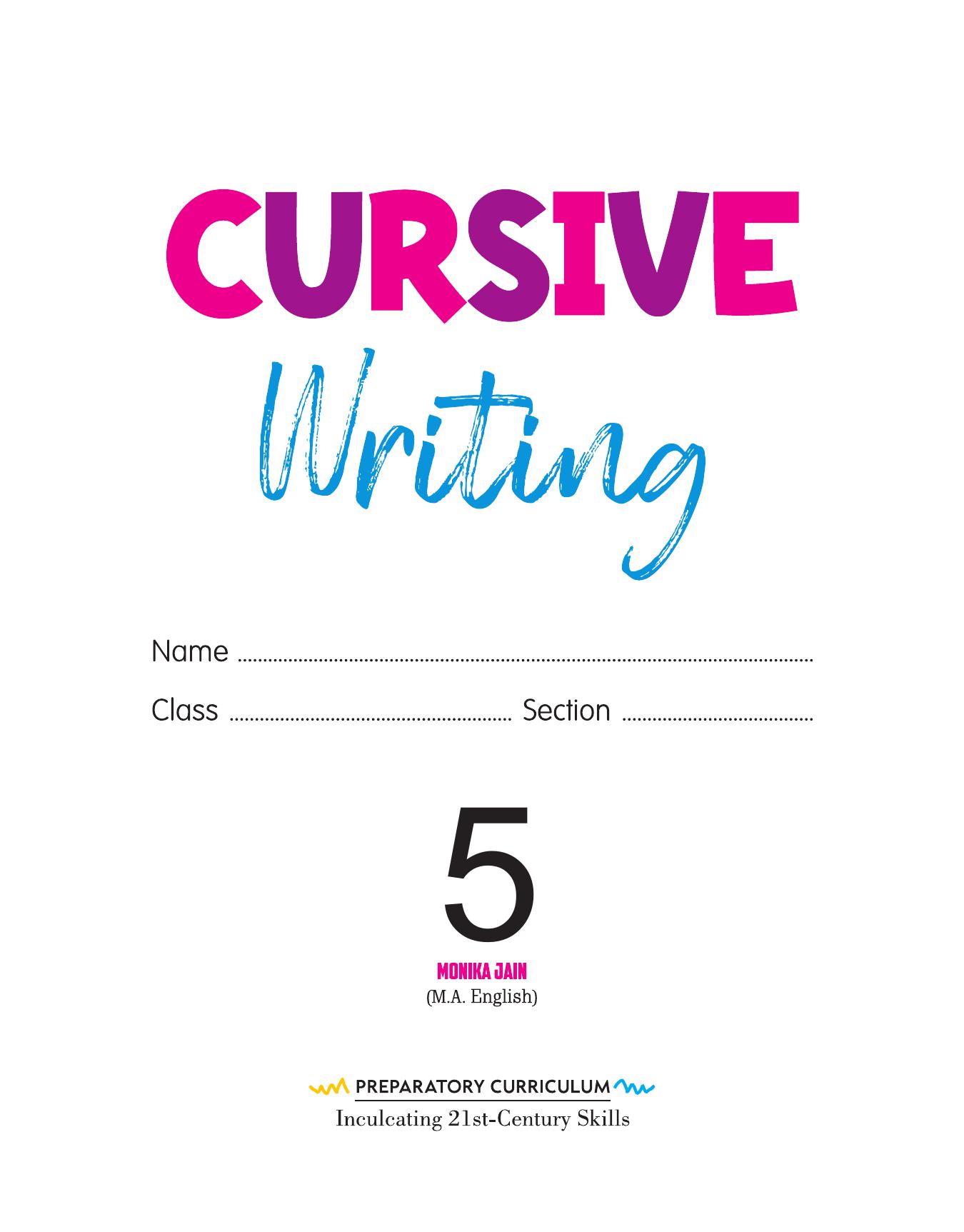 CURSIVE WRITING